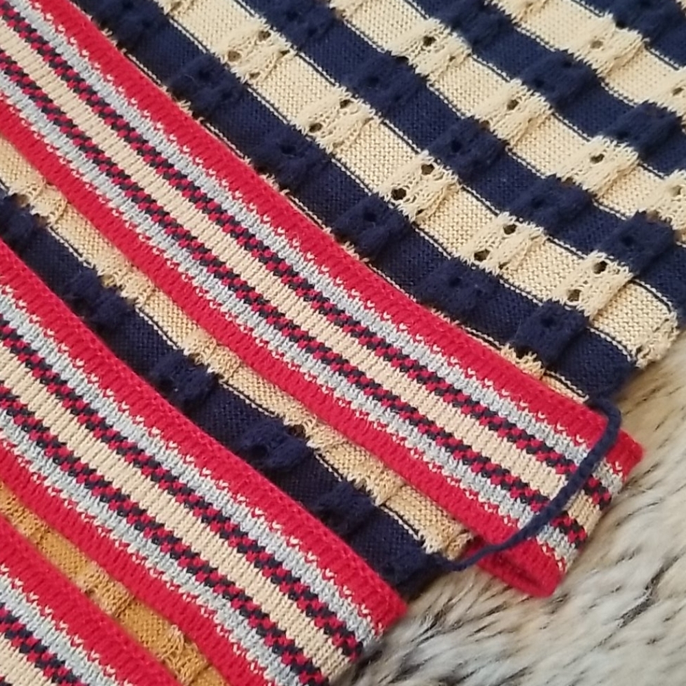 Knit Wrap Dress V Neck, Long Belt. - Picture 15 of 16